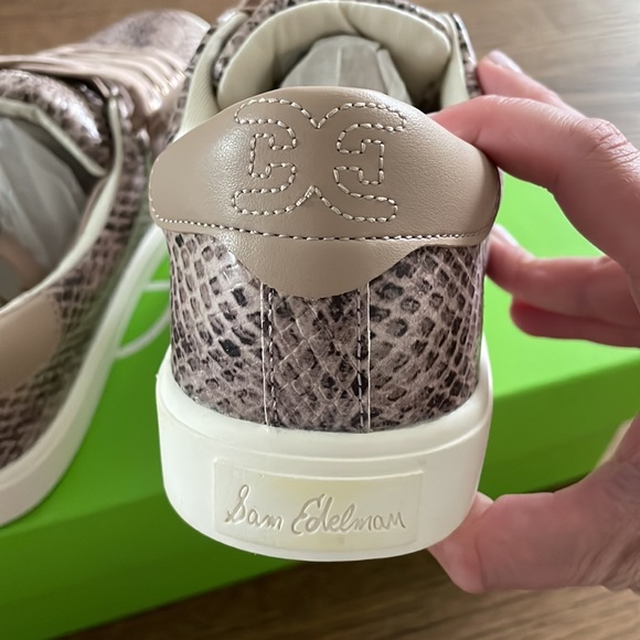 Sam Edelman Shoes Sam Edelman Snake Print Sneaker Lace Up Shoes Nwt